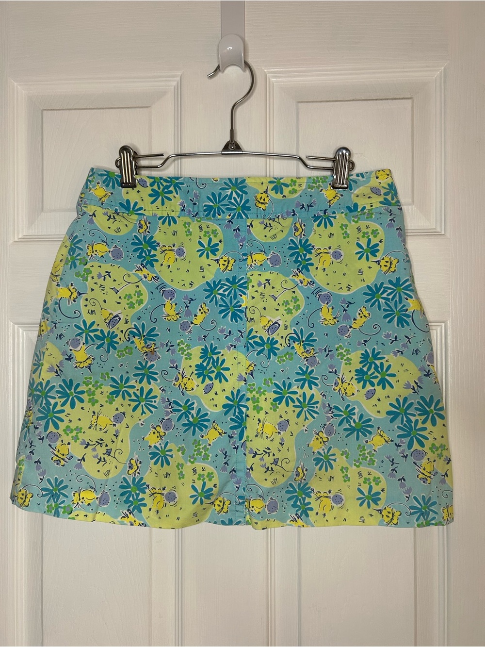Lilly Pulitzer Golf Mouse Print Cotton Skirt Skort